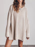 'Cassia' Oversized Knit Sweater - Celes Fashion